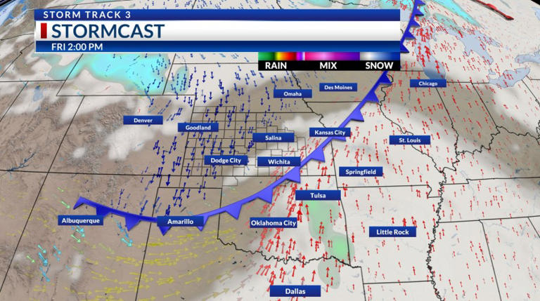 Storm Track 3 Forecast: Late week warming before the next cold blast