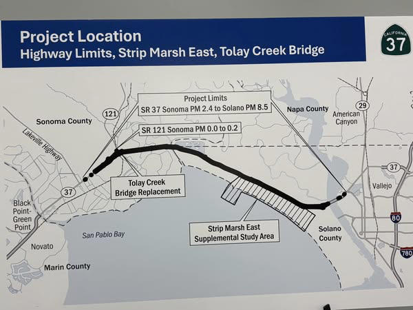 Caltrans discusses changes to Sears Point to Mare Island Improvement ...