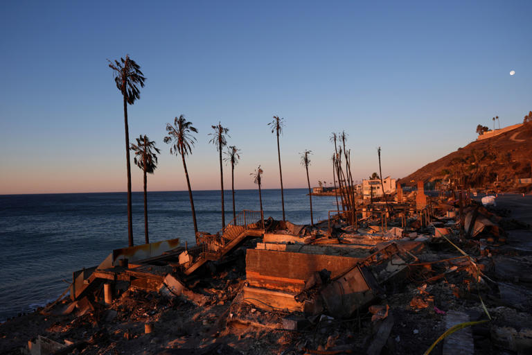 California has introduced a new rule that prevents insurance companies from dropping a policy until 2026 in the wake of wildfires that have destroyed 12,000 structures (AP)