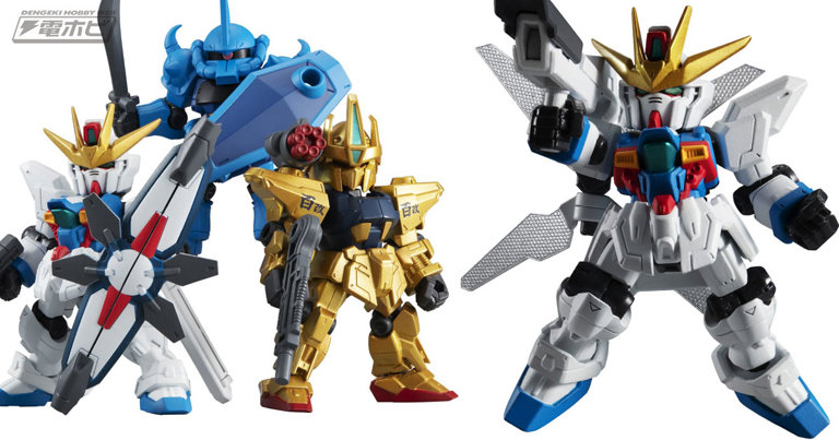 ガンダムX、百式、グフが参戦!フィギュア「機動戦士ガンダム ガンダムX、百式、グフが参戦!フィギュア「機動戦士ガンダム