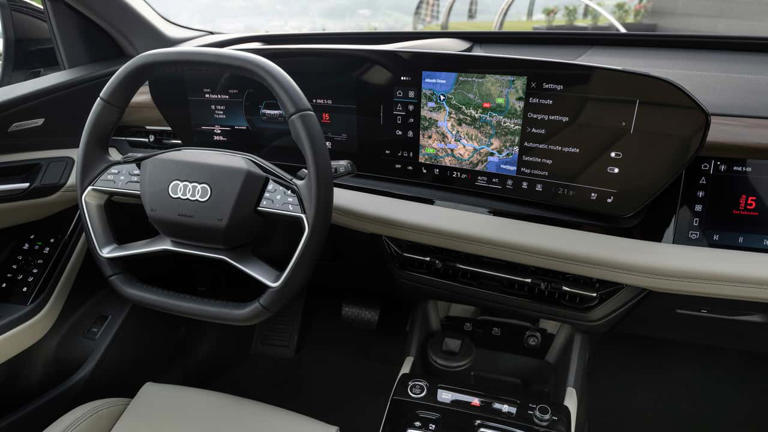 El escenario digital del Audi Q6 e-tron