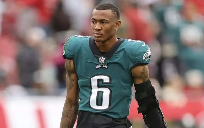 CONGRATULATIONS: DeVonta Smith has been named the Eagles' next captain for the first time, thanks to his experience, perseverance and respect for his teammates on the field. DeVonta Smith's emotional speech sent the stadium into a frenzy.