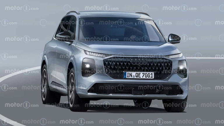 Audi Q7 (2026) renderizado por Motor1.com