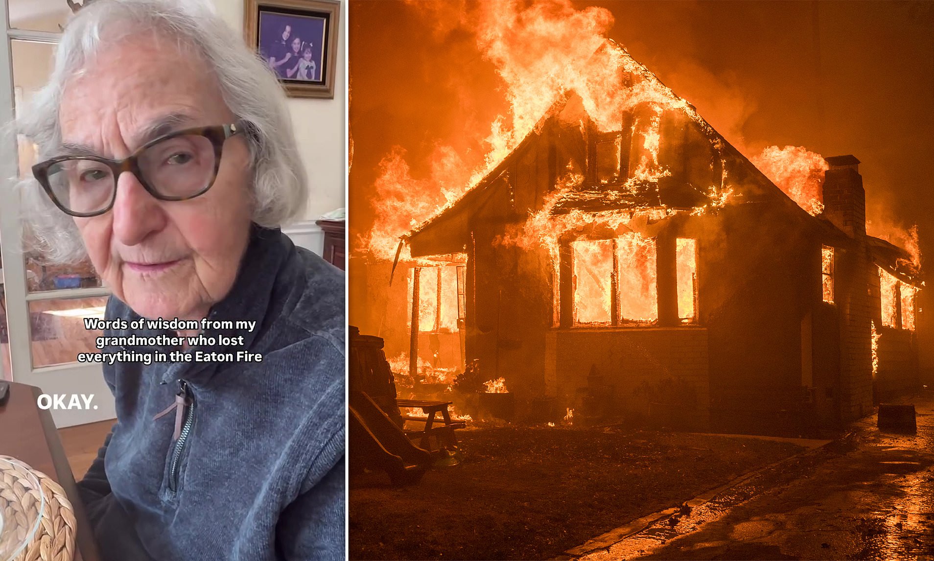 Tearjerking words of grandma, 90, who lost everything in LA fires