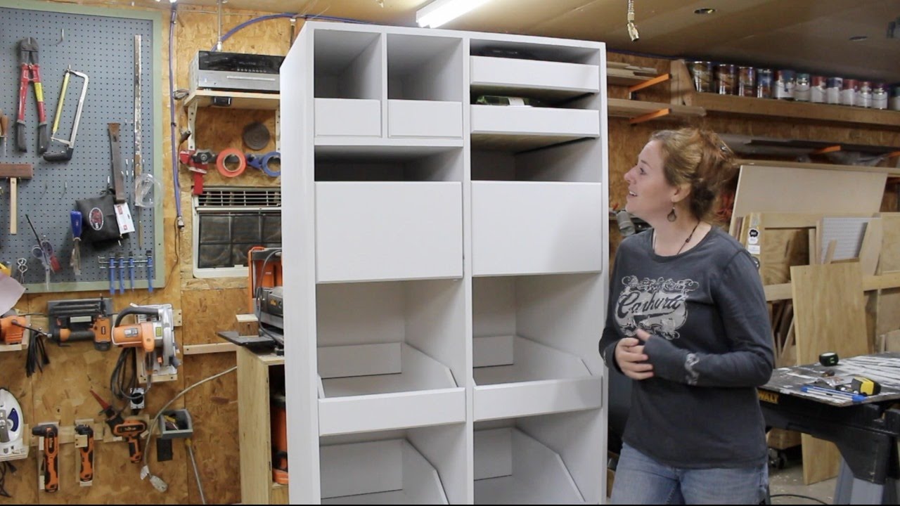 Build a Freestanding Pantry With Smooth Pull-Out Drawers