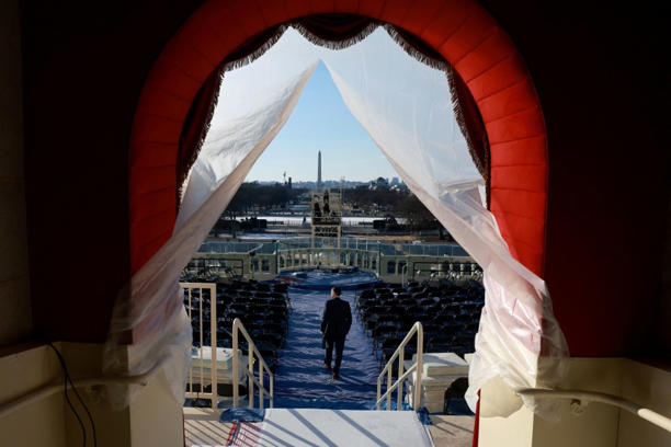 Biden leaves office on Monday when President-elect Donald Trump is inaugurated. REUTERS
