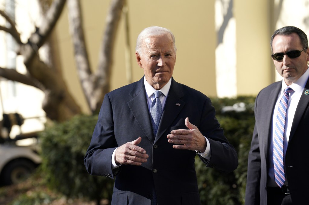 President Biden, seen leaving the “church of the presidents” near the White House on Friday, has been trying to Trump-proof federal policy. Yuri Gripas/UPI/Shutterstock