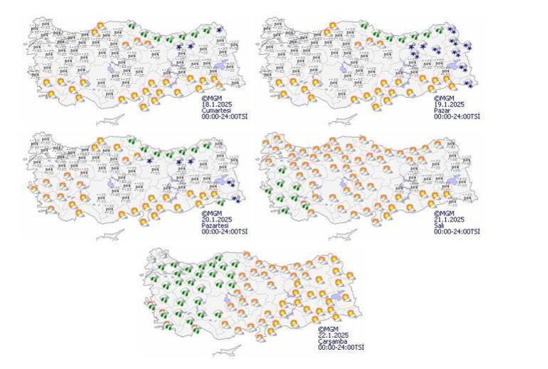 Son dakika: Meteoroloji hava durumu raporu! Dikkat: Yeni soğuk hava dalgası geliyor