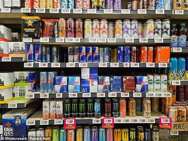 'Brightly coloured energy drinks grab the attention and appeal of children. But while they may look great from the outside what they can to on the inside is not so peachy,' Dr Derbyshire said