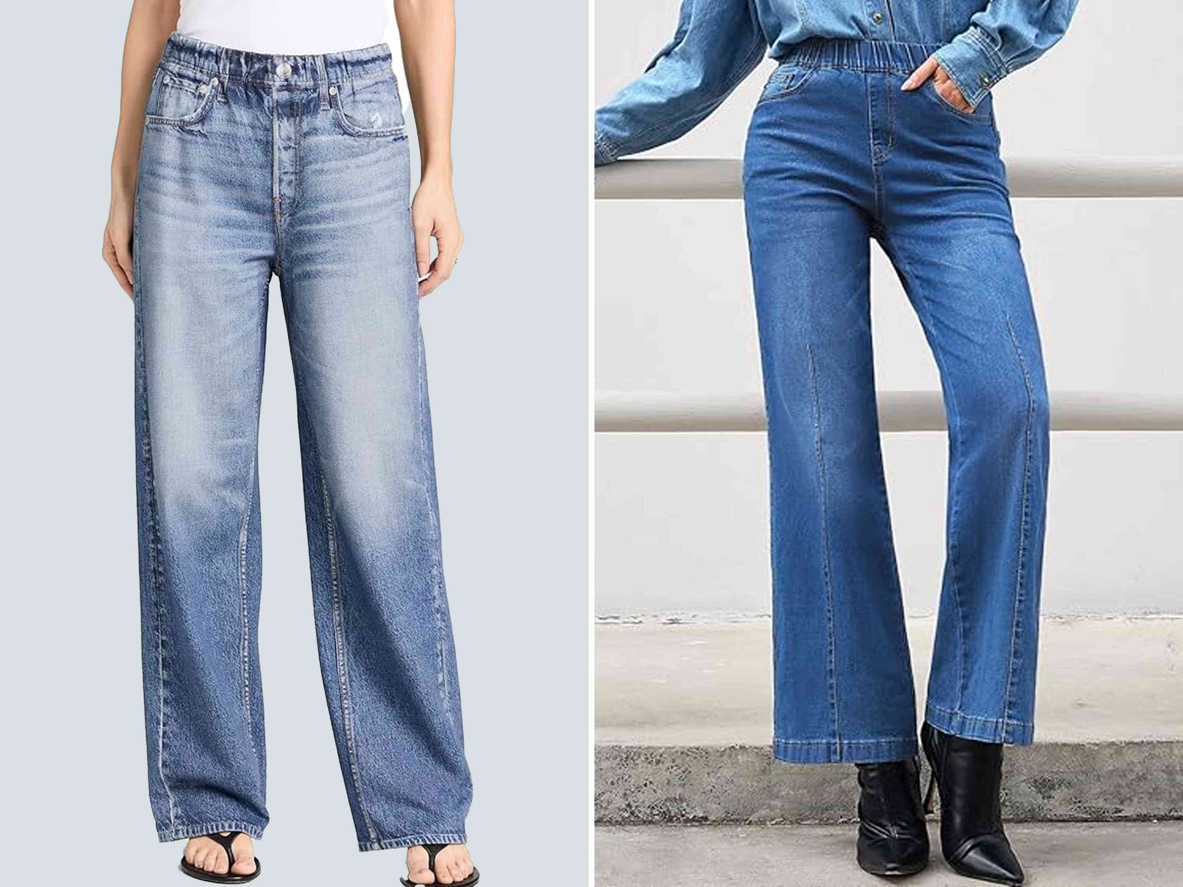 I'm overhauling my denim with these comfy sweatpant jeans that ...