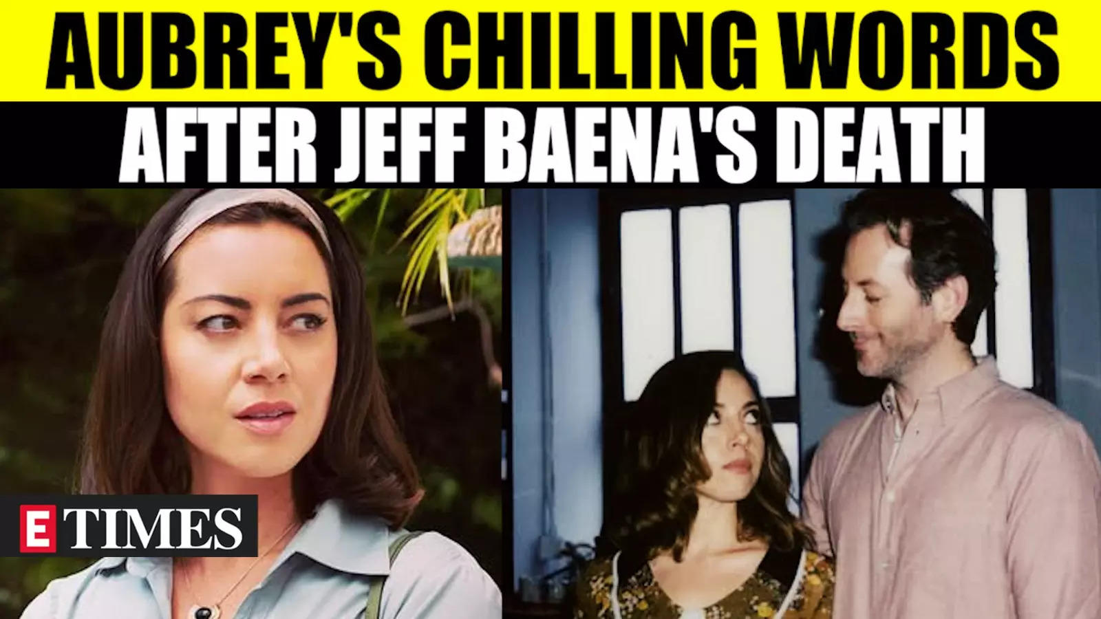 Aubrey Plaza Breaks Silence After Jeff Baena's Tragic Passing; Her