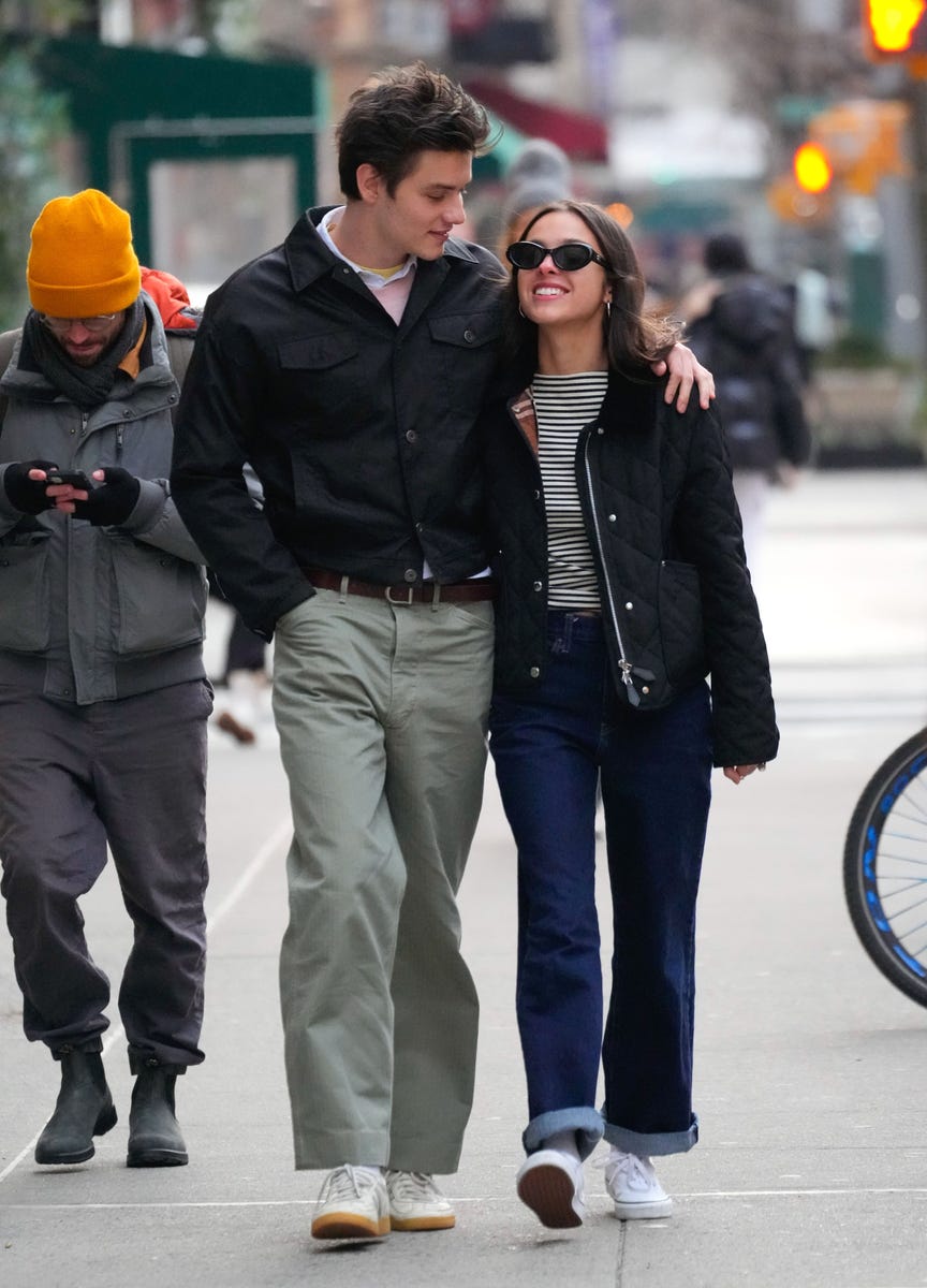 Olivia Rodrigo Champions the Polka Dot Trend in a Strapless Dress