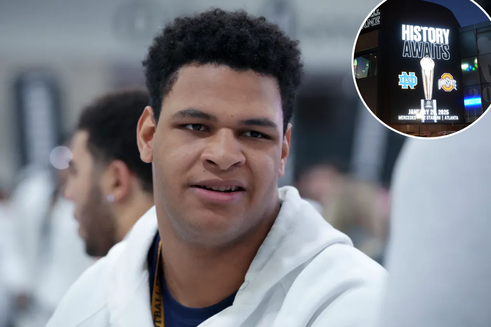 Notre Dame offensive tackle’s comeback story ends with CFP title game start