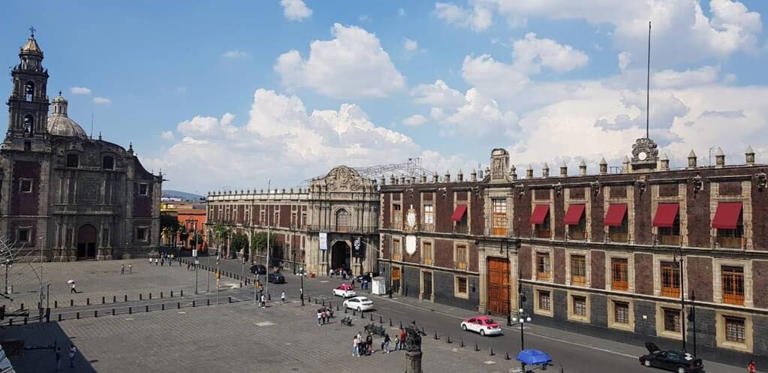 Zócalo de la CDMX. Foto: Facebook "Secretaría de Turismo de la Ciudad de México"