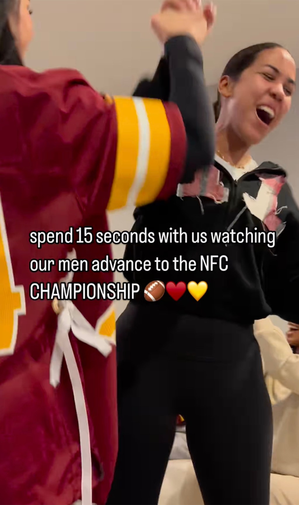 Commanders WAGs let loose in new video after clinching NFC Championship