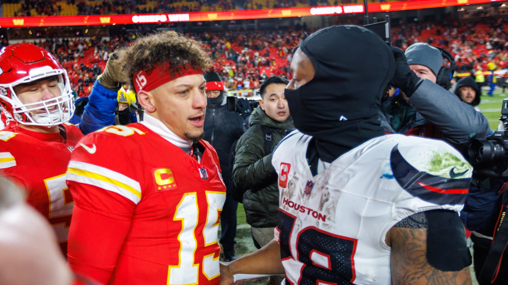 10 things overheard as the Chiefs beat the Texans in the Divisional round