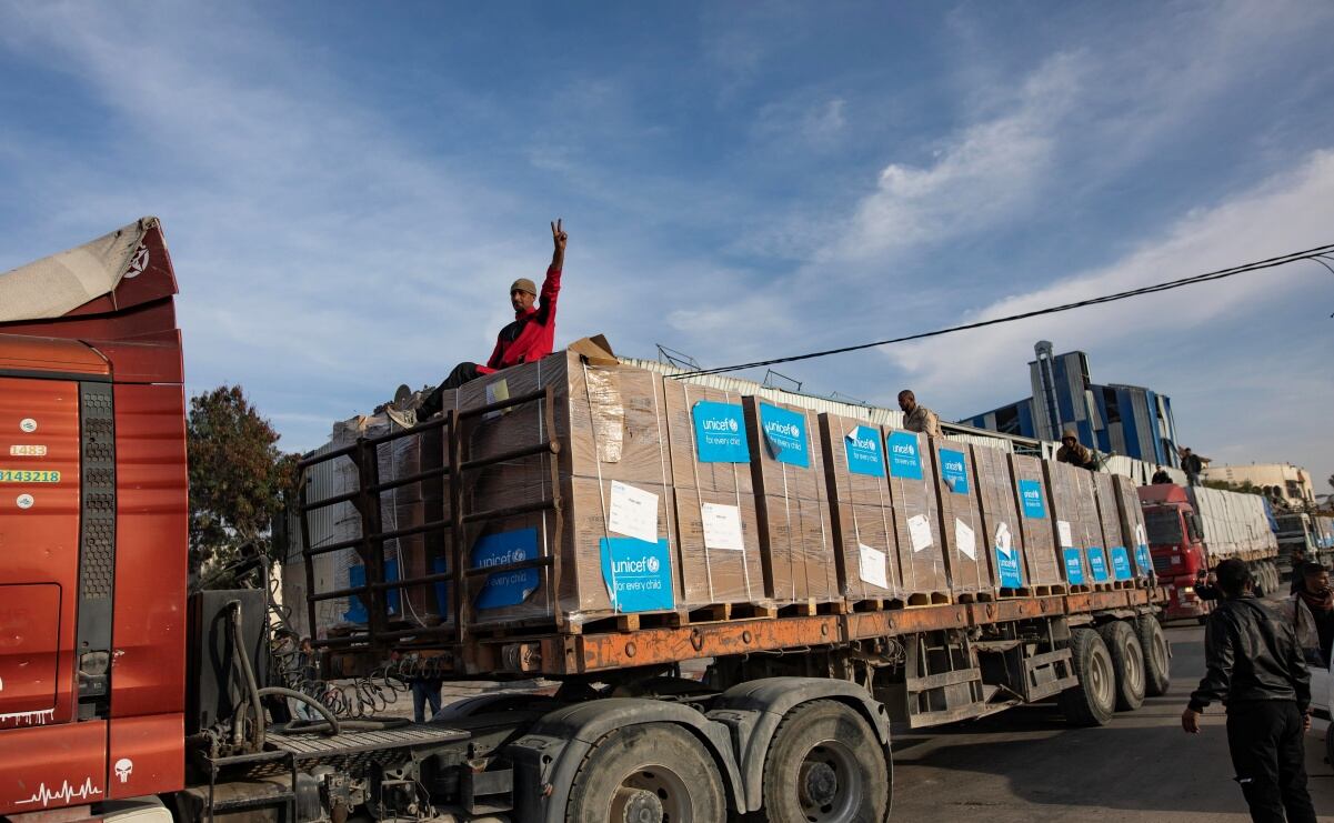 ONU envía 90 camiones con ayuda humanitaria a Gaza; se distribuirán en ...