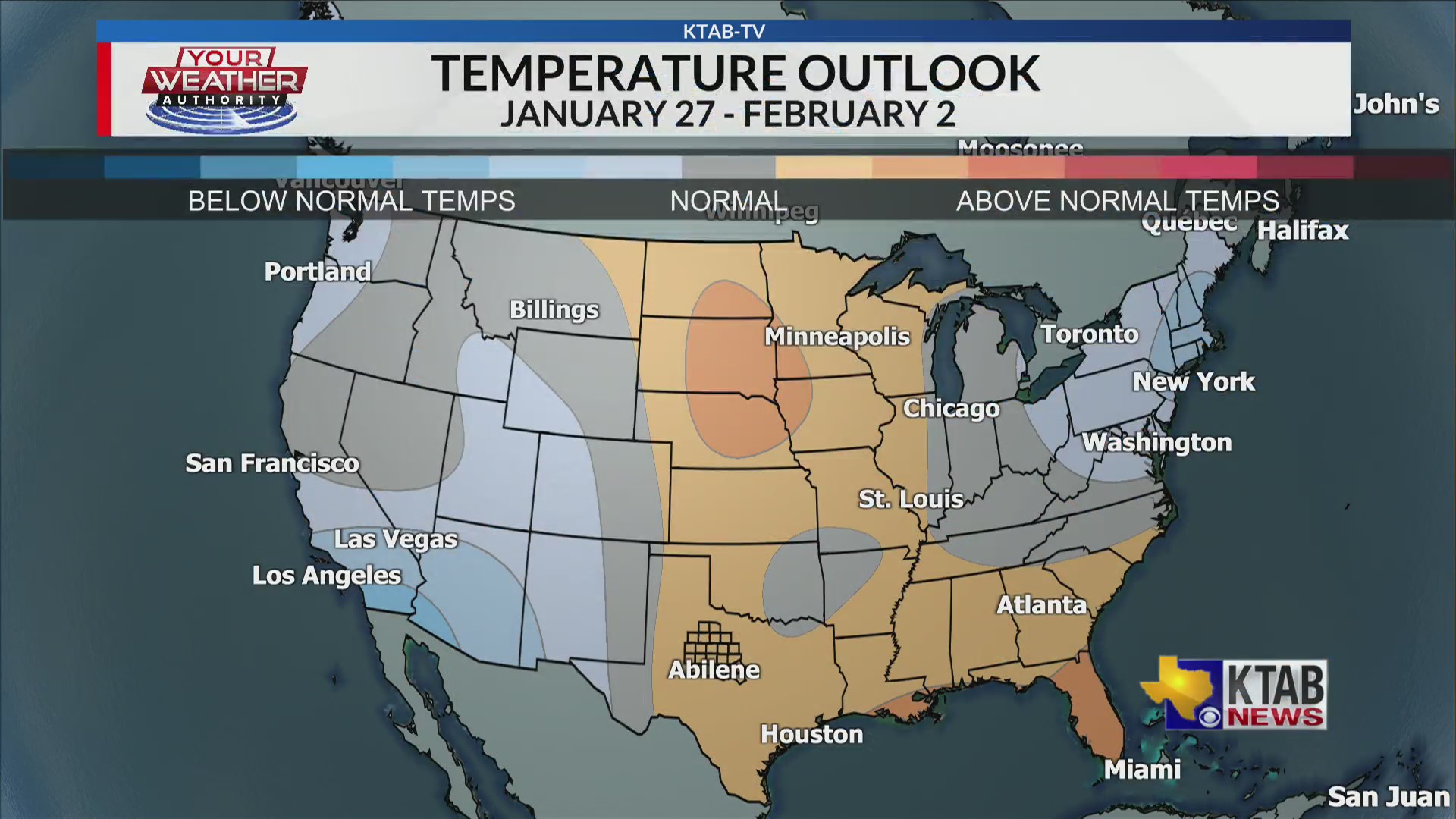 Weather Forecast January 19, 2025