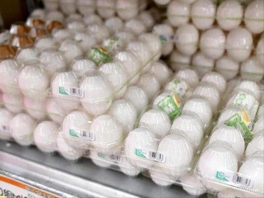 東京都内の量販店の鶏卵売り場