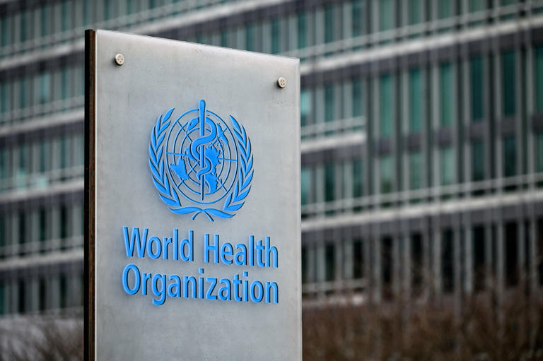 The U.S. is no longer a member of the World Health Organization - again- after Biden put the U.S. back in following Trump’s removal during his first term (AFP via Getty Images)