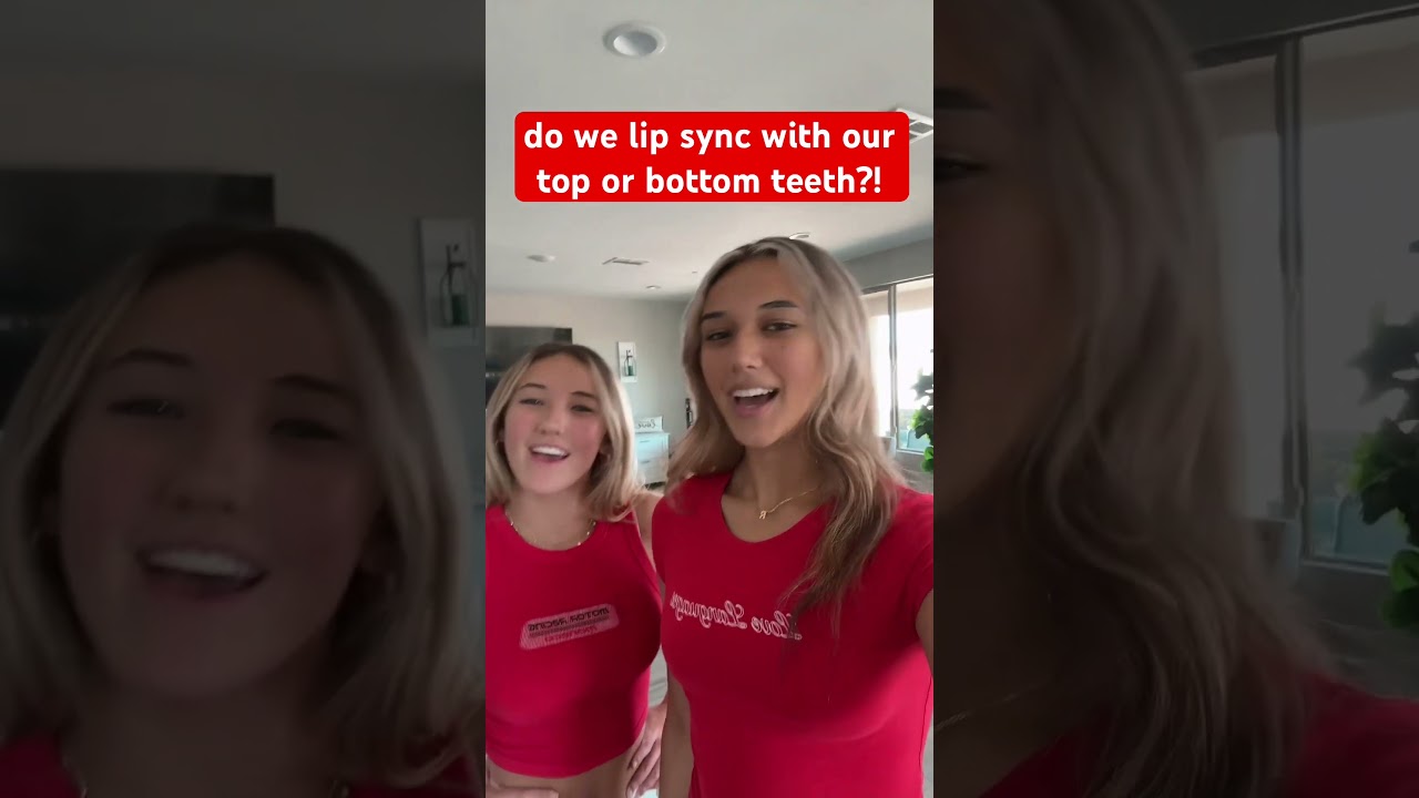 You Can Lip Sync With Either Row of Teeth