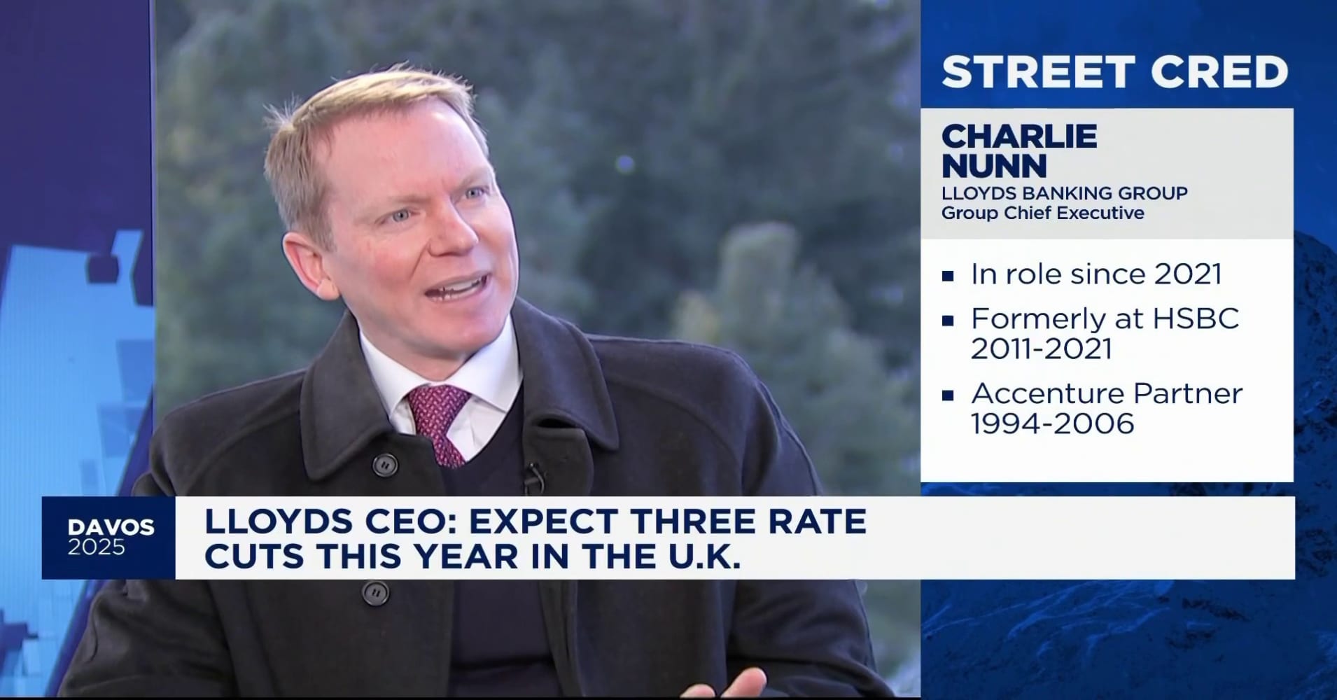 Three cuts to interest rates expected in 2025 from the Bank of England