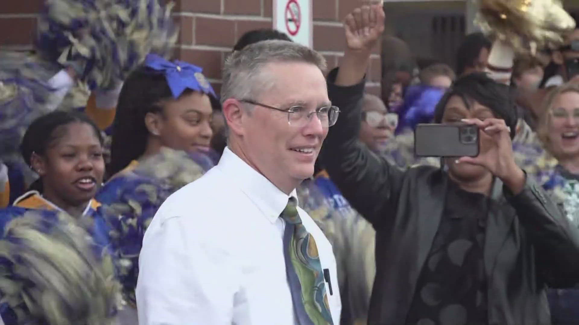 Pinellas County's teacher of the year receives a hero's