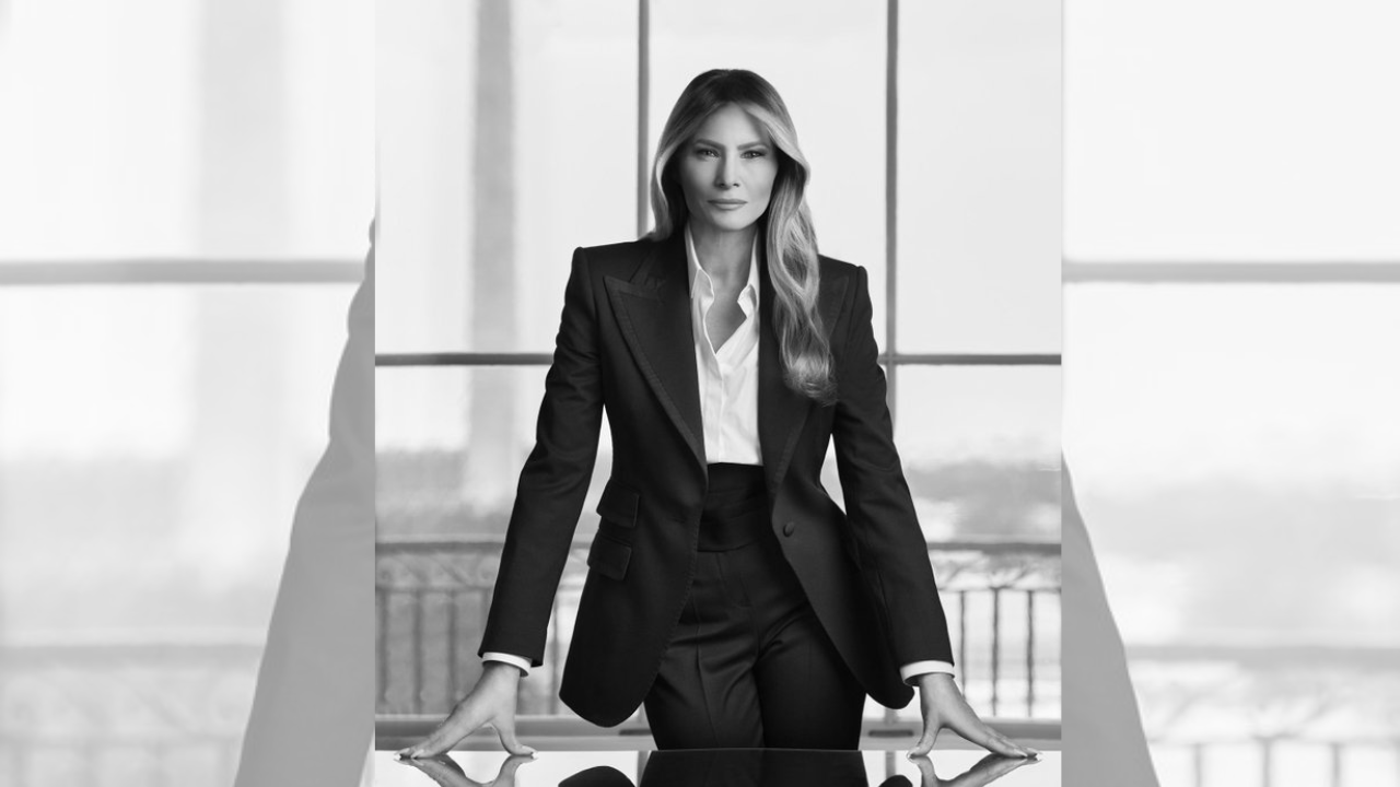White House releases Melania Trump’s new official portrait