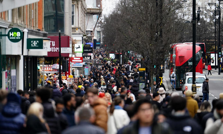 England’s population is projected to grow more quickly than other UK nations in the decade to mid-2032. Photograph: Jordan Pettitt/PA