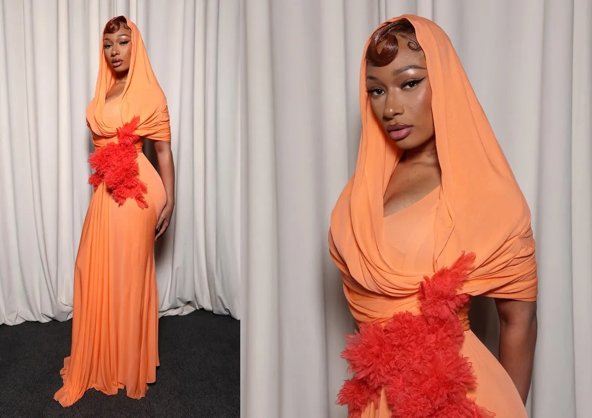 Megan Thee Stallion Stuns as a Sultry, Sophisticated Creamsicle at