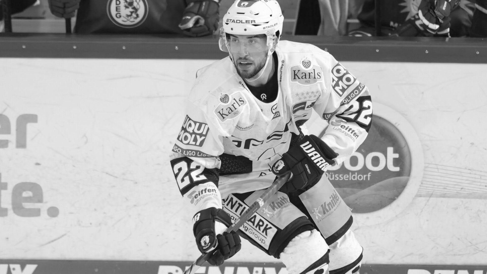 Krebsleiden: Eishockey-Nationalspieler Tobias Eder verstorben