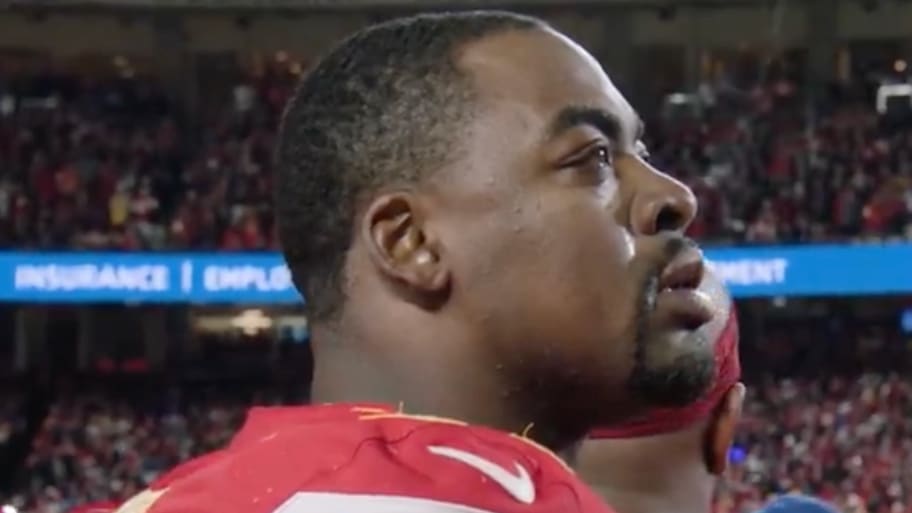 Cameras Caught Emotional Moment Chris Jones Realized Chiefs Were Super
