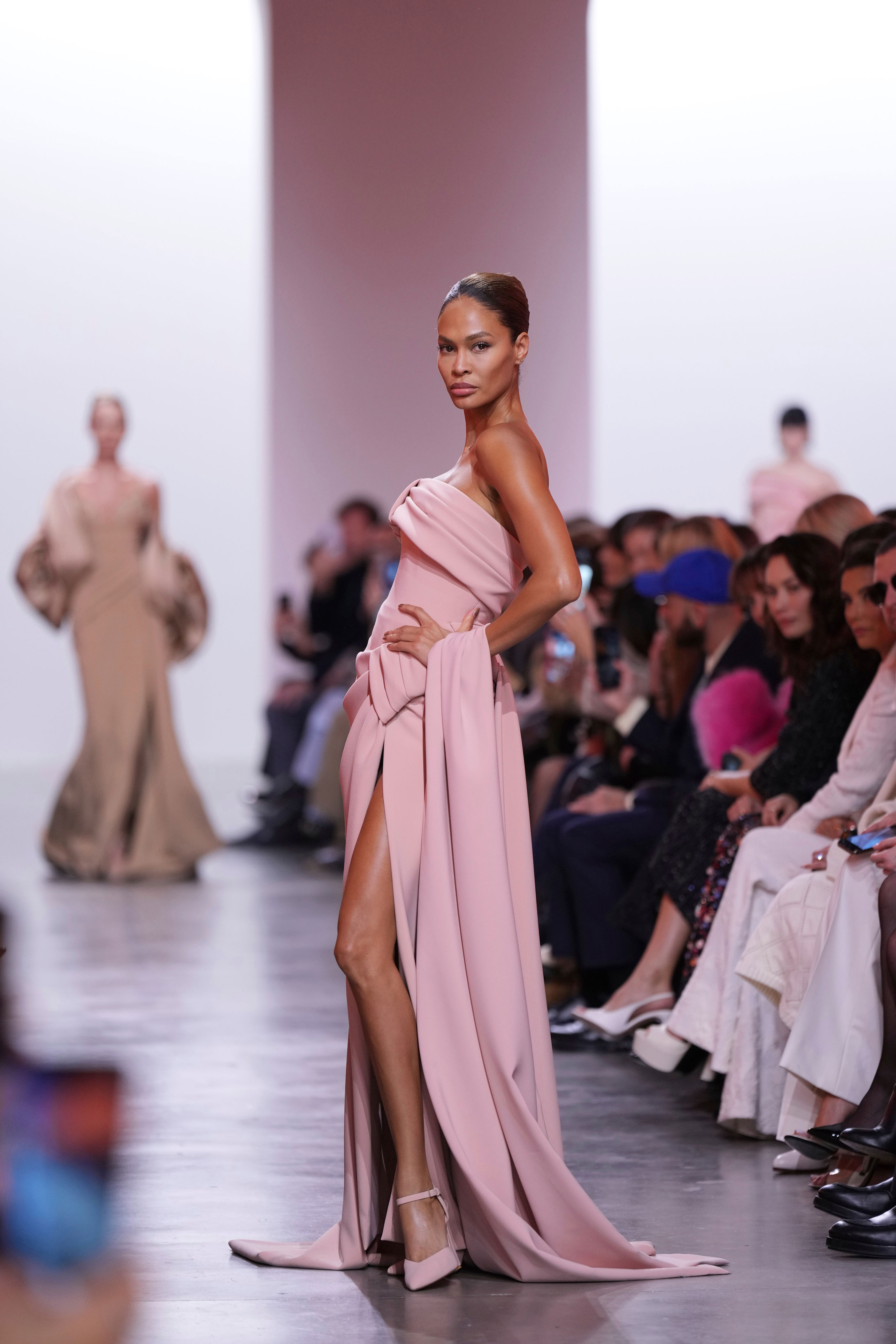 Former Victoria’s Secret Angels take to Elie Saab’s haute couture runway