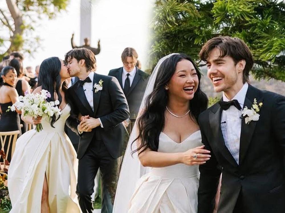 Lana Condor is stunning at her wedding with Anthony De La Torre