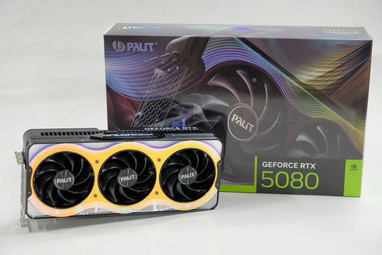 Palit GeForce RTX 5080 GameRock」を試す、デカさ限界突破の Palit GeForce RTX 5080 GameRock」を試す、デカさ限界突破の