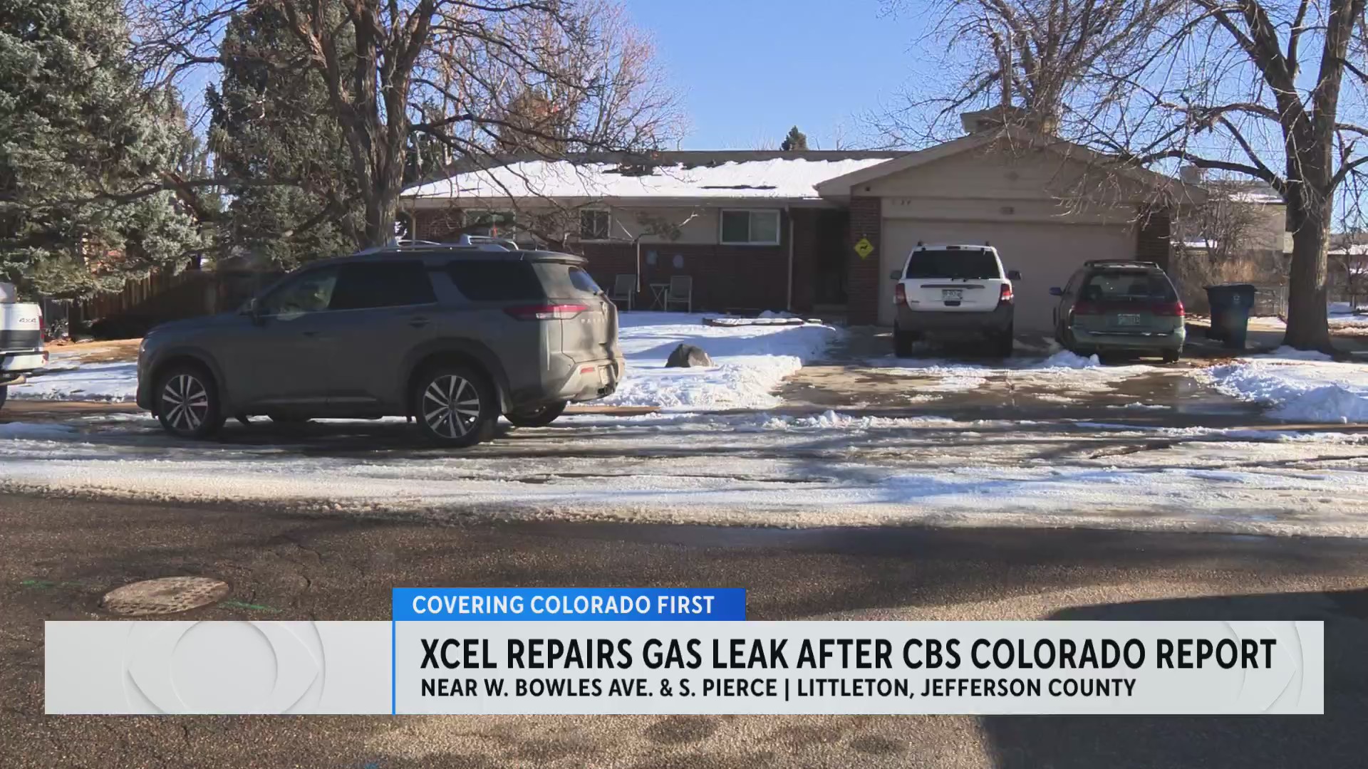 Xcel Energy repairs gas leak after CBS Colorado report