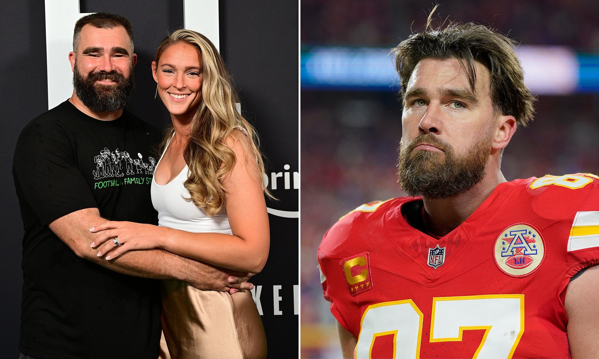 Huge Eagles fan Kylie Kelce praises brotherinlaw Travis before Super