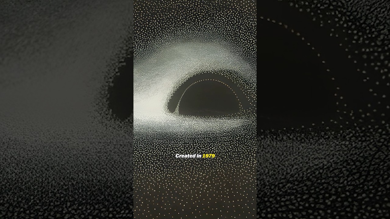 The first simulated black hole 