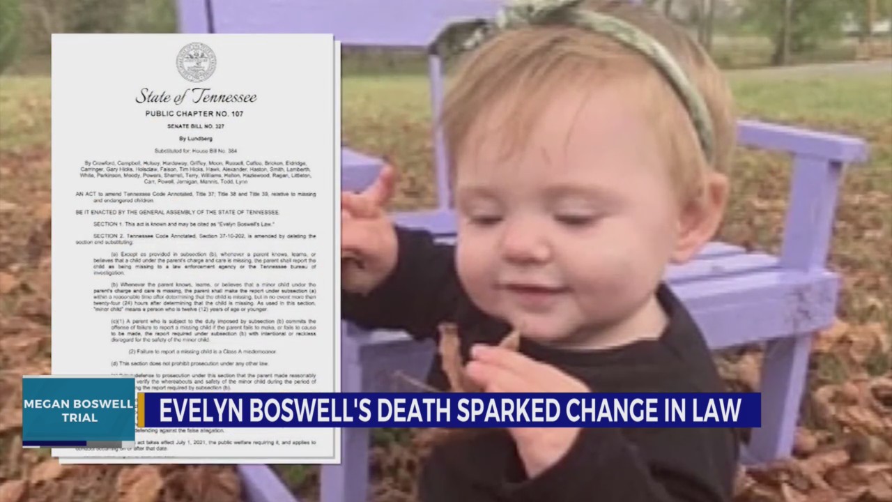 Evelyn Boswell's death sparks change in Tennessee law
