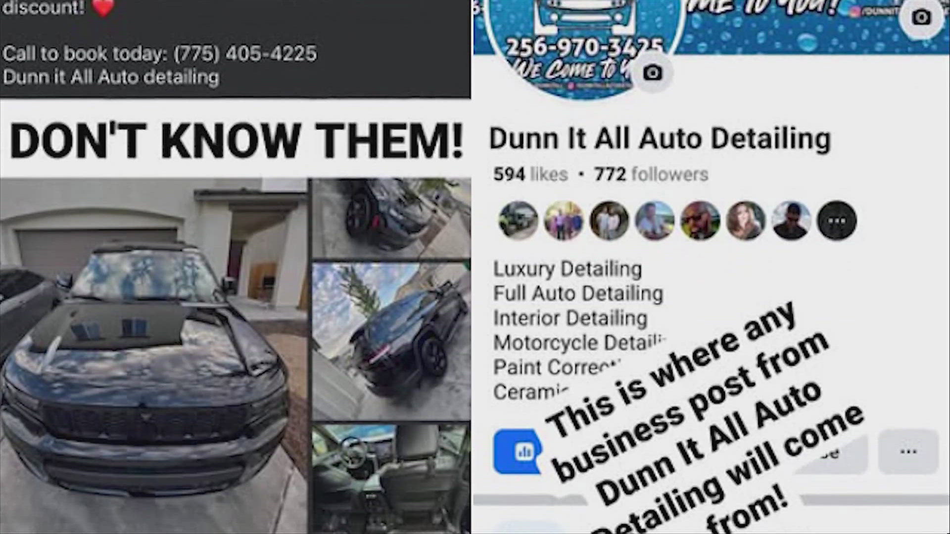 Huntsville business owner explains how Facebook scam could impact his