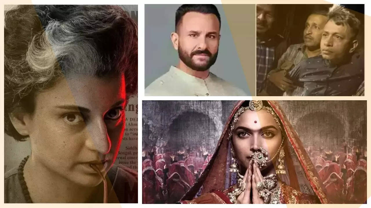 Saif Ali Khan's stabbing incident to Emergency's ban The biggest