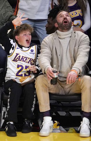 Ben Affleck's Son Samuel, 12, Masters His Dad's Smolder as They Enjoy a