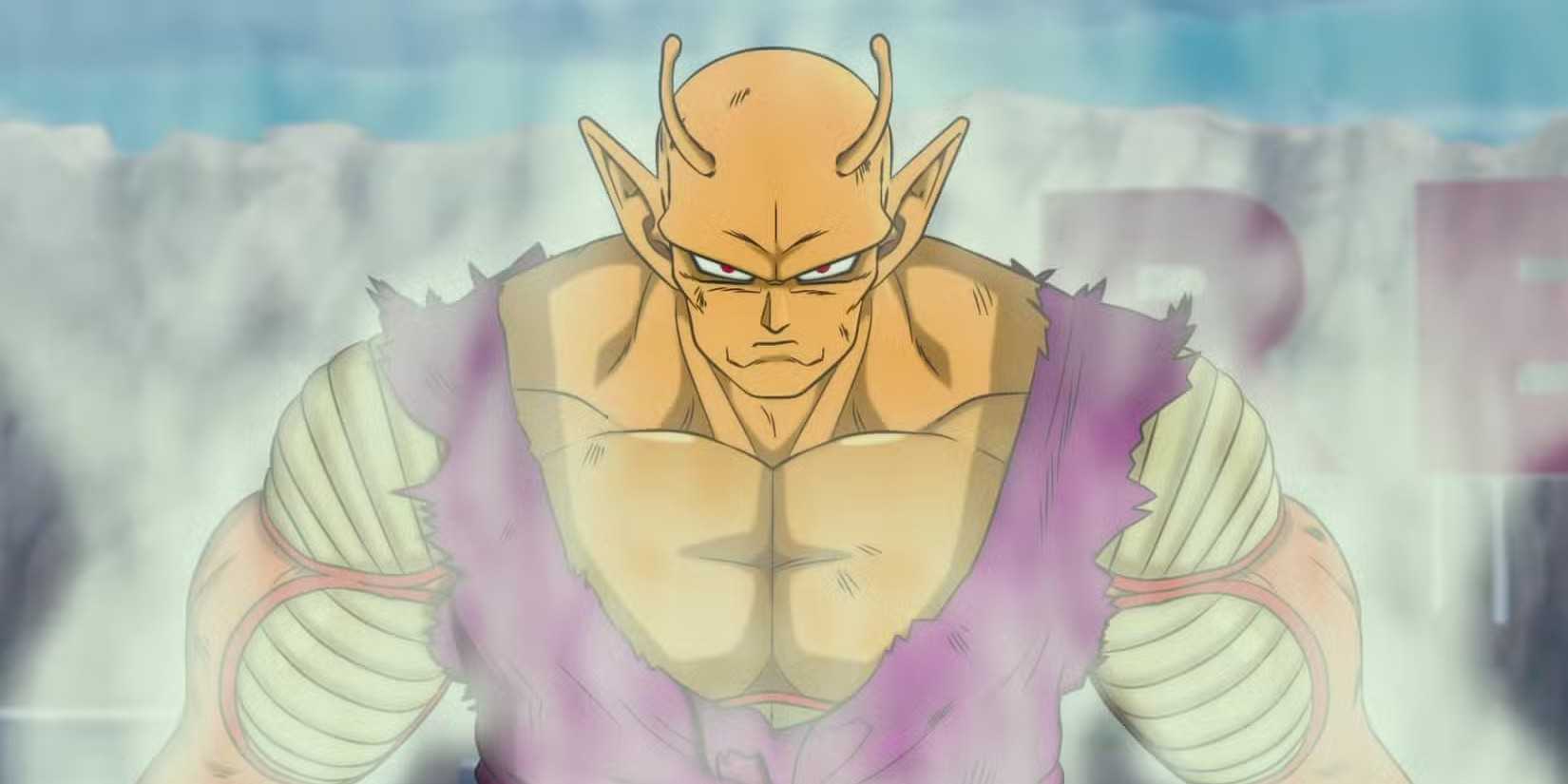 Orange Piccolo comes out of rubble in Dragon Ball Super: Super Hero.