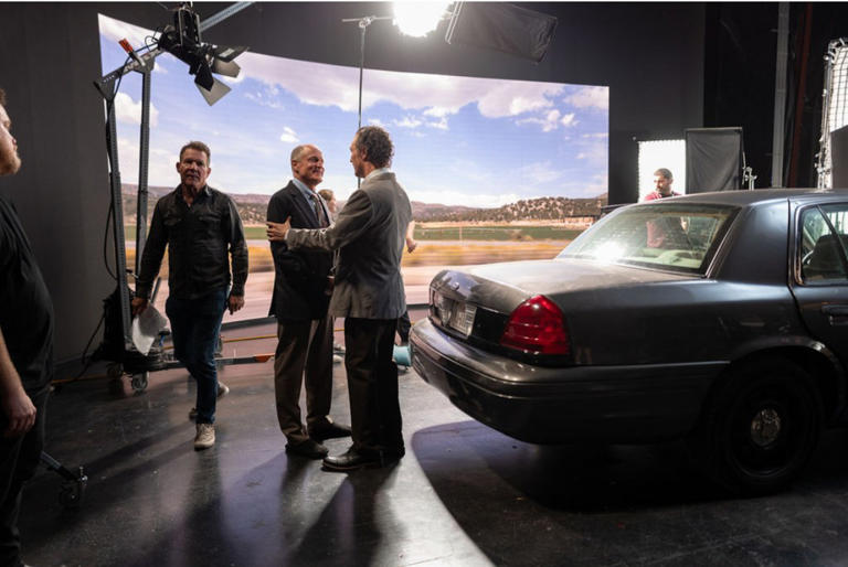 Dennis Quaid gives BTS look at Matthew McConaughey, Woody Harrelson ad: Texas wants to be ‘the ...