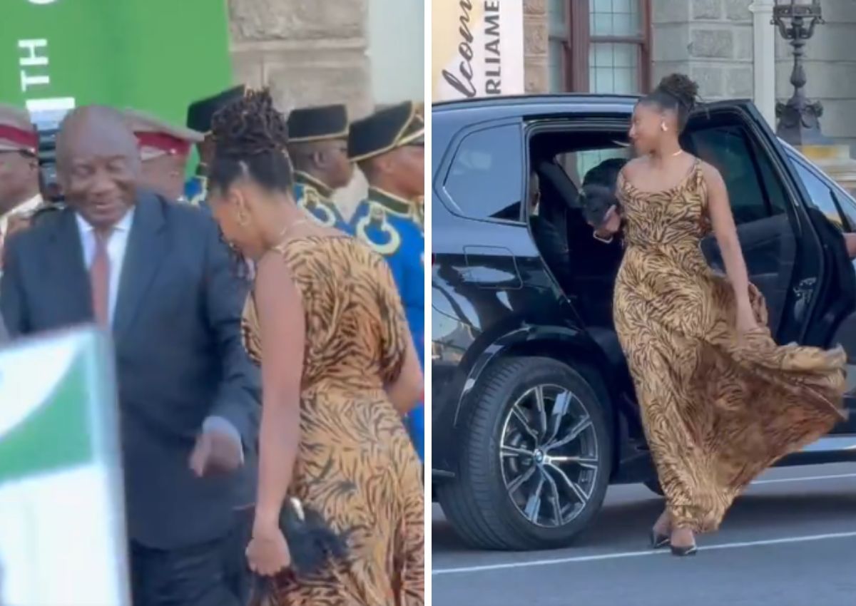 President Ramaphosa arrives at SONA with ‘mystery woman’ who is she?