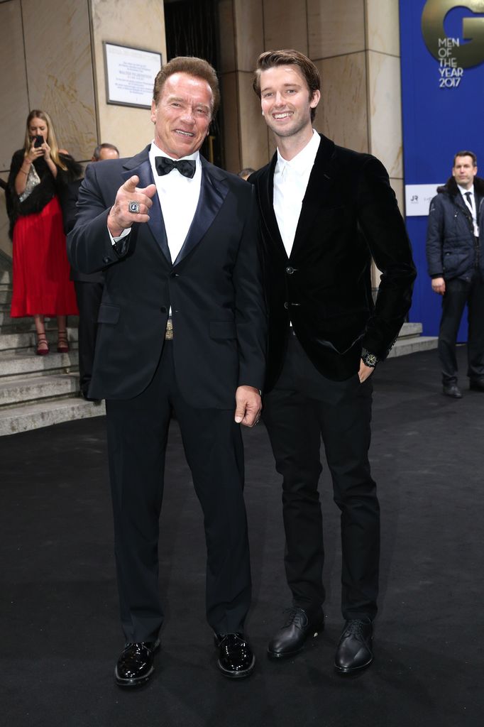 Arnold Schwarzenegger y su hijo, Patrick Schwarzenegger
