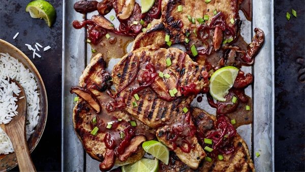 Asia-Koteletts mit frischer Zitronengras-Marinade