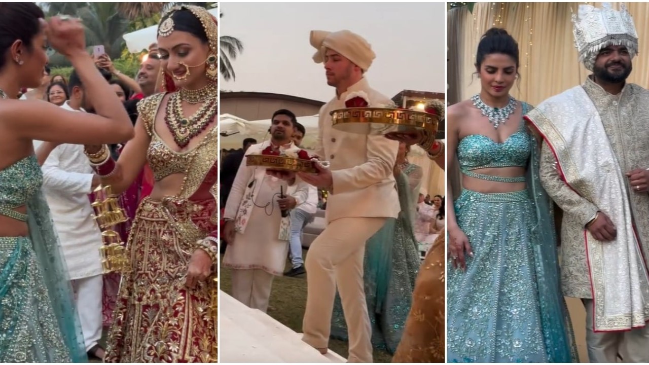 Priyanka Chopra walks Siddharth down the aisle and wards off ‘nazar