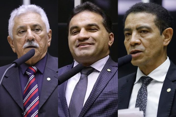Os deputados Bosco Costa, Josimar Maranhãozinho e Pastor Gil são acusados pela PGR de cobrar 25% de propina sobre as emendas Foto: Mário Agra/Câmara dos Deputados