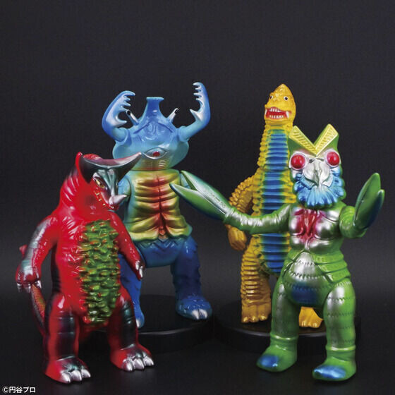 ブルマァク】怪獣シリーズ(昭和レトロカラー) 4種 ウルトラマン